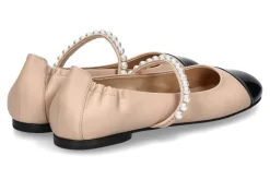 Damen Kennel und Schmenger Ballerina BILLY Softlack/Nappa- schwarz/nude