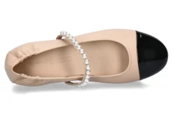 Damen Kennel und Schmenger Ballerina BILLY Softlack/Nappa- schwarz/nude