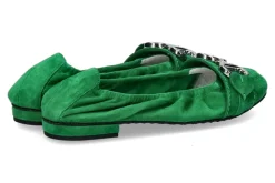 Damen Kennel und Schmenger Ballerina MALU SAMTZIEGE LEAF SILVER