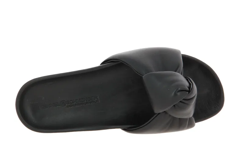 Damen Kennel und Schmenger Pantolette LOVE NAPPA SCHWARZ