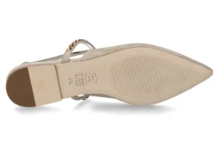 Damen Kennel und Schmenger Sling- Ballerina GRETA SUEDE- linen/beige