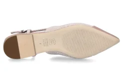 Damen Kennel und Schmenger Sling- Ballerina GRETA NAPPA TWEED- rosa/nude