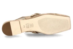 Damen Kennel und Schmenger Sling- Ballerina LEILA SUEDE- nuts/gold