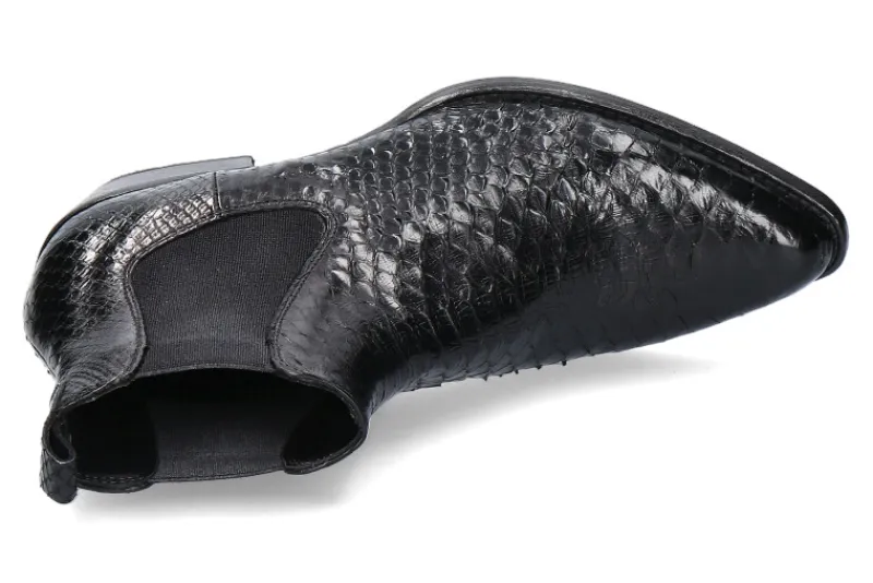 Damen La Bottega di Lisa Chelsea Boot PITONE NERO