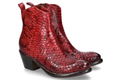 Damen La Bottega di Lisa Stiefelette PITONE ROSSO