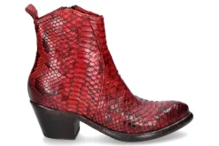 Damen La Bottega di Lisa Stiefelette PITONE ROSSO