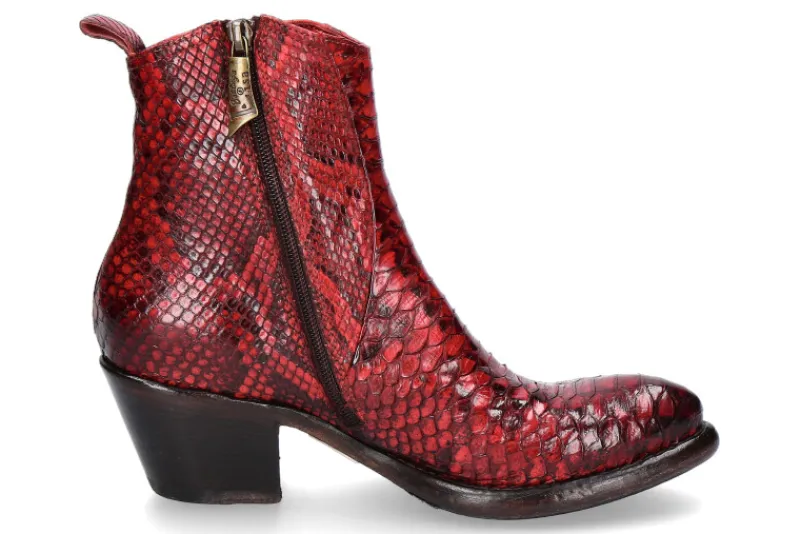 Damen La Bottega di Lisa Stiefelette PITONE ROSSO