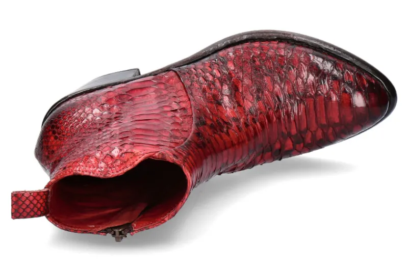 Damen La Bottega di Lisa Stiefelette PITONE ROSSO