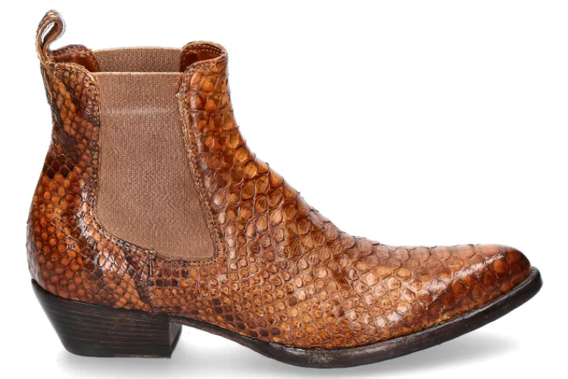 Damen La Bottega di Lisa La Bottega die Lisa Chelsea Boot PITONE CUOIO (38)