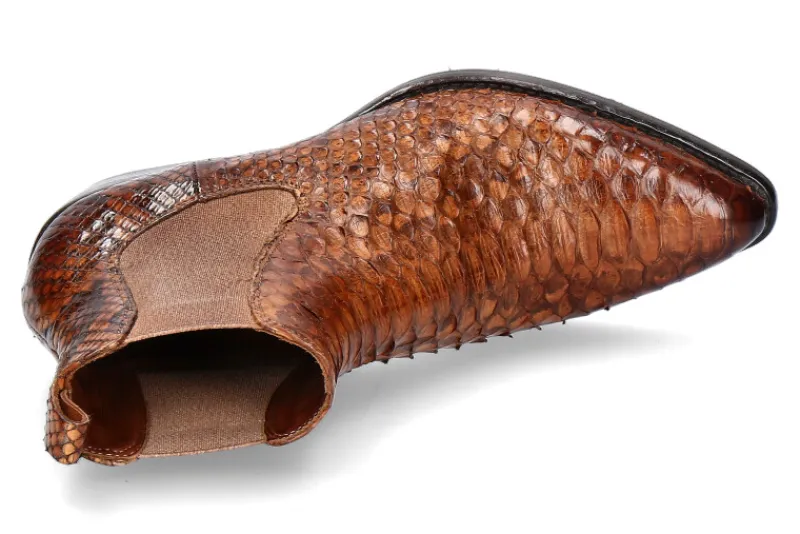 Damen La Bottega di Lisa La Bottega die Lisa Chelsea Boot PITONE CUOIO (38)