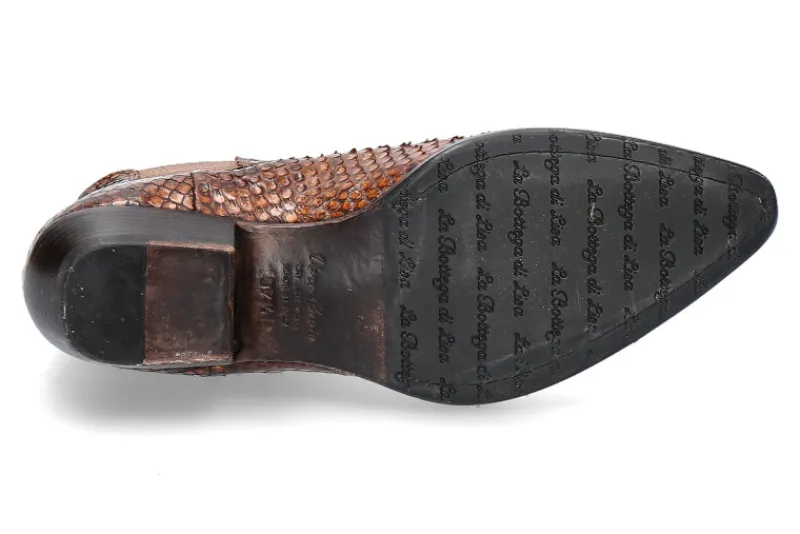 Damen La Bottega di Lisa La Bottega die Lisa Chelsea Boot PITONE CUOIO (38)