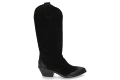 Damen Lazamani Cowboy Boots NERO