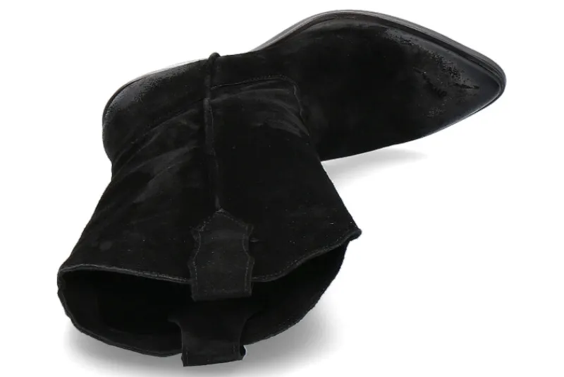 Damen Lazamani Cowboy Boots NERO