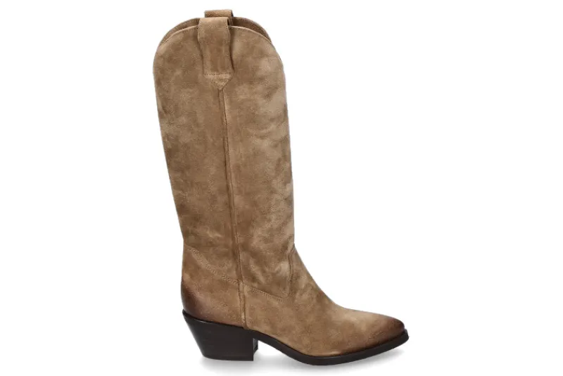 Damen Lazamani Cowboy Boots SAND