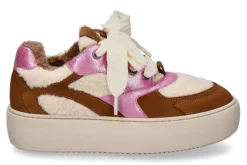 Damen Lazamani Sneaker gefüttert 35.141 TEDDY- beige