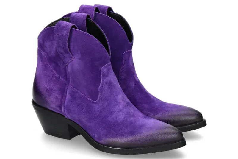 Damen Lazamani Western- Stiefel 55.103 PURPLE- violett