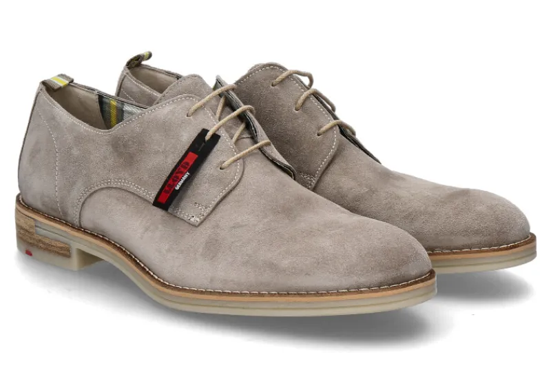 Herren Lloyd Schnürer DALLAS NOVA SUEDE STONE