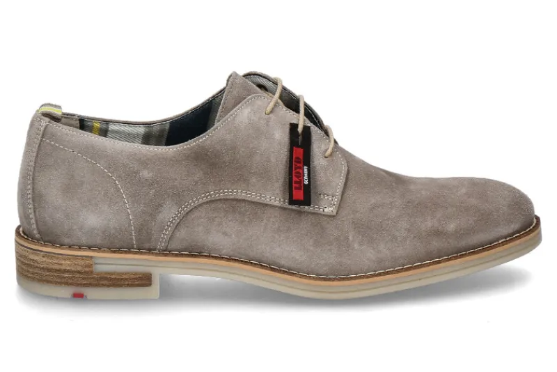 Herren Lloyd Schnürer DALLAS NOVA SUEDE STONE