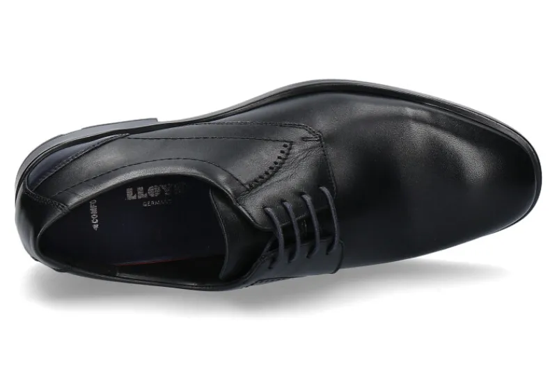 Herren Lloyd Schnürer KALMAR GLOVE NAPPA CALF SCHWARZ OCEAN