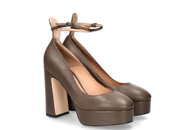 Damen Lola Cruz Plateaupumps NAPPA VERDE KAKI