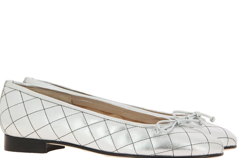 Damen Lorbac Ballerina MEFY LAMINATO ARGENTO