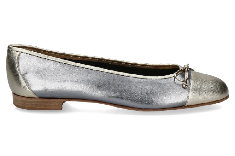 Damen Lorbac Ballerina MOLLY LAMINATO ACCIAIO