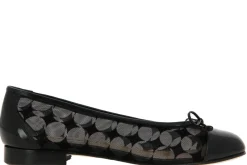 Damen Lorbac Ballerina MOLLY RETE NERO