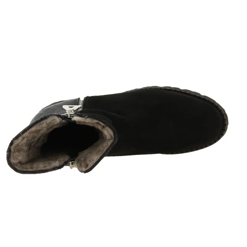 Damen Lorbac Stiefelette gefüttert MAGDA CAMOSCIO NERO SAID NERO