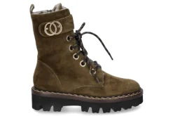 Damen Luca Grossi Stiefelette gefüttert CAMOSCIO MILITARY