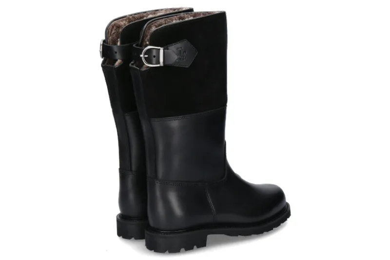 Damen Ludwig Reiter Damen-Stiefel gefüttert MARONIBRATERIN- schwarz