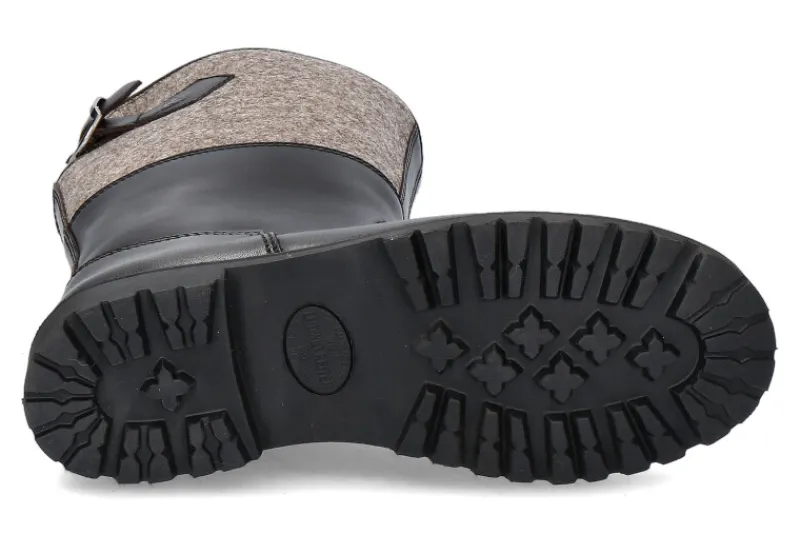 Damen Ludwig Reiter Damen-Stiefel gefüttert MARONIBRATERIN- mocca/ grau