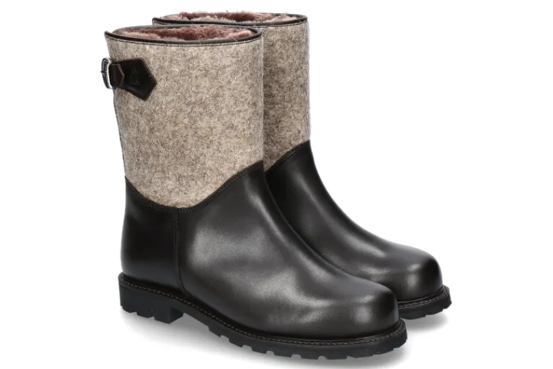 Herren Ludwig Reiter Herren- Stiefel gefüttert SENNER JUCHTENLEDER/WOLLFILZ- mocca/grau