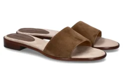 Damen Ludwig Reiter Pantolette TOSCA VELOUR SAFARI