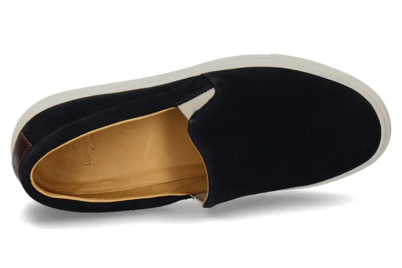 Herren Ludwig Reiter Slip-On CAPRI MARINEBLAU