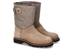 Damen Ludwig Reiter Stiefelette gefüttert SENNERIN NUBUK LODEN- taupe/ grau