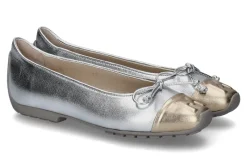 Damen Mania Ballerina 1134 LAMINATO NAPPA- silber/ gold