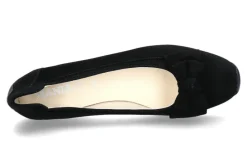 Damen Mania Ballerina CAMOSCIO NERO