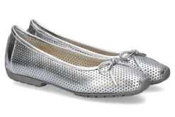 Damen Mania Ballerina LAMINATO ARGENTO