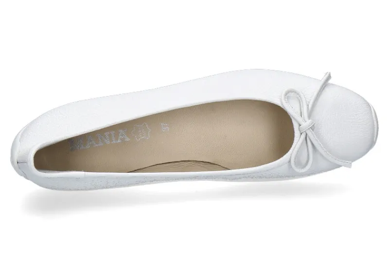 Damen Mania Ballerina NAPPA BIANCO