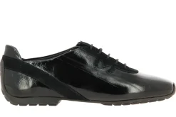 Damen Mania Schnürer NAPLACK CAMOSCIO NERO