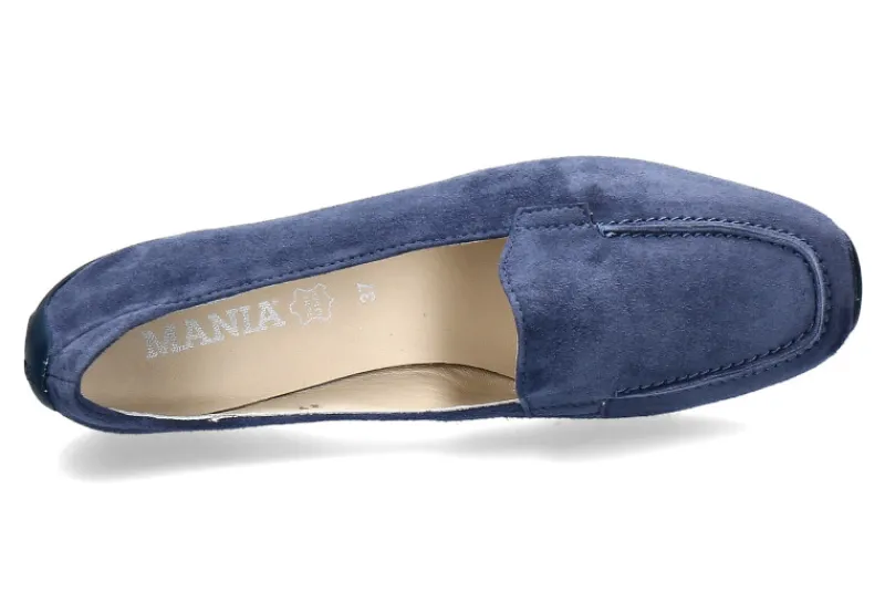 Damen Mania Slipper CAMOSCIO JEANSBLUE