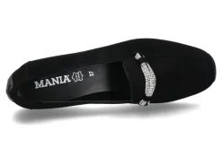 Damen Mania Slipper CAMOSCIO NERO