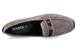 Damen Mania Slipper gefüttert CAMOSCIO TORTORA