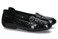 Damen Mania Slipper gefüttert CAMOSCIO VERNICE NERO (42)