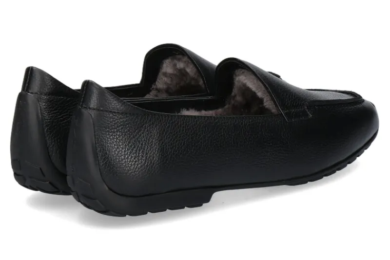 Damen Mania Slipper gefüttert NAPPA NERA AGNELLO (41½)