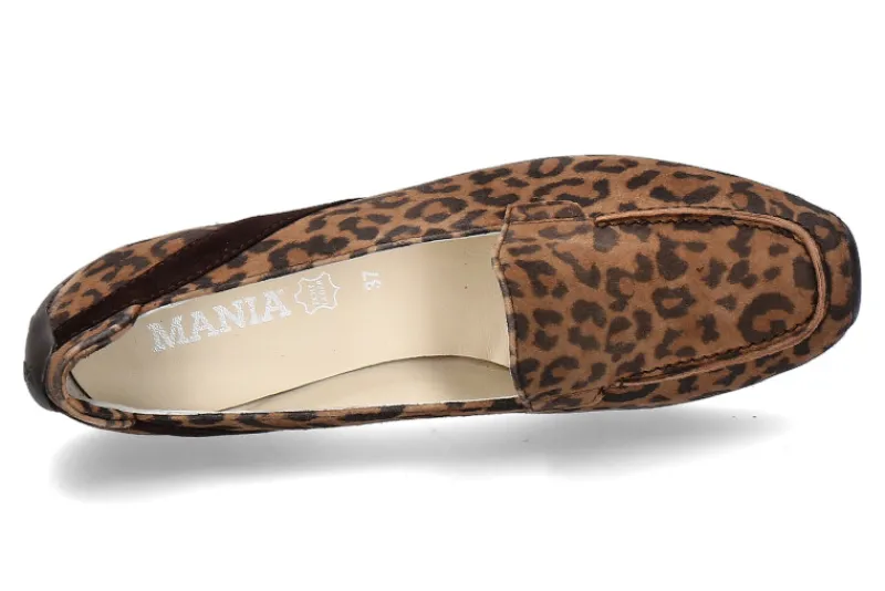 Damen Mania Slipper LEOPARDINO CAMOSCIO 3039