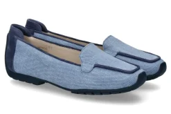Damen Mania Slipper POLO CAMOSCIO- jeans/blau