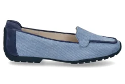Damen Mania Slipper POLO CAMOSCIO- jeans/blau