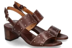 Damen Maretto Sandalette LEATHER MARRON (38)