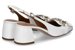 Damen Martina T Slingpumps L6002 NAPPA- bianco/weiss